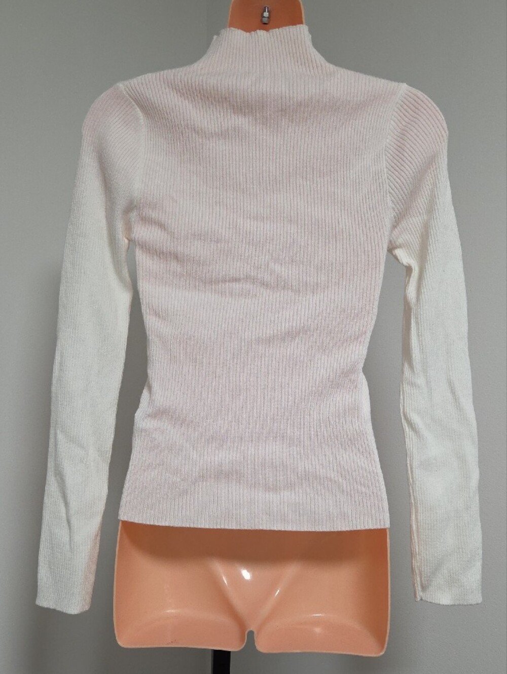 SHEIN Ribbed Mock Neck Sweater - Picture 4 of 6
